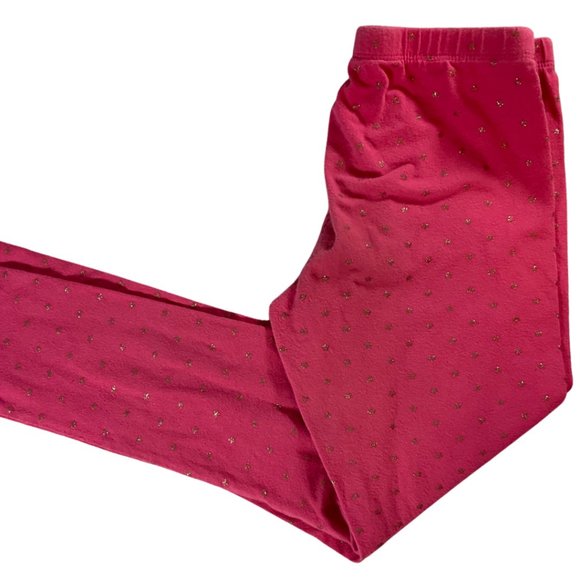 👣 5/$25 - Pink Legging w/ Silver Sparkle Star Print - Picture 1 of 2